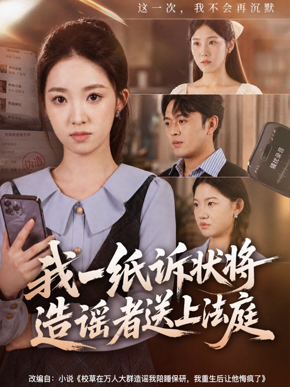 我一纸诉状将造谣者送上法庭