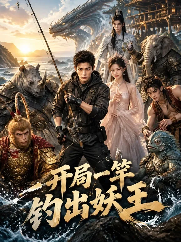 开局一竿钓出妖王短剧海报