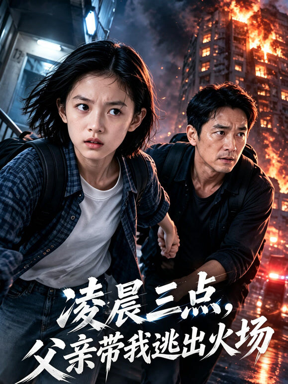 凌晨三点，父亲带我逃出火场