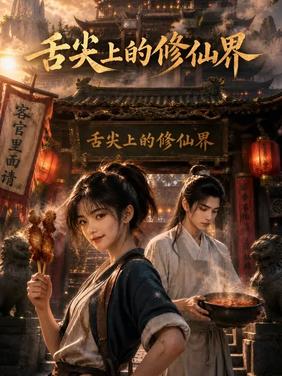 《舌尖上的修仙界》短剧海报