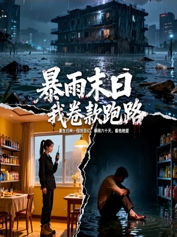 暴雨末日：我卷款跑路短剧海报
