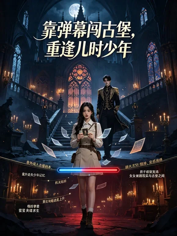 靠弹幕闯古堡，重逢儿时少年短剧海报