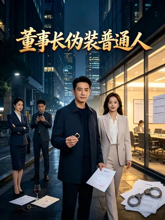 董事长伪装普通人短剧海报