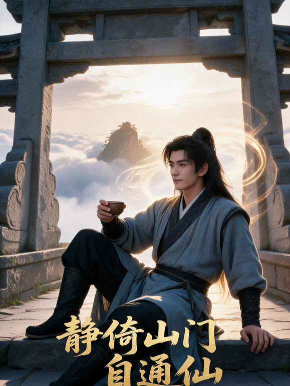 静倚山门自通仙