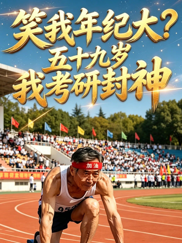 笑我年纪大？五十九岁我考研封神