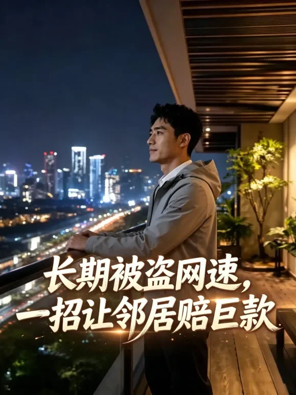 长期被盗网速，一招让邻居赔巨款短剧海报