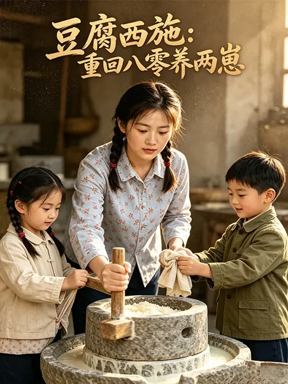 豆腐西施：重回八零养两崽短剧海报