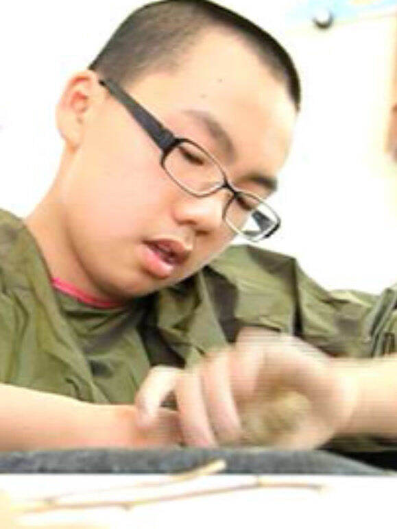百度六一自闭症儿童网络画展