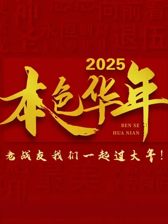 2025本色华年全国首档老兵年味特别节目综艺海报