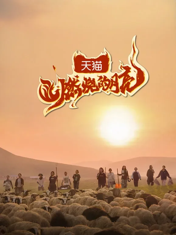 燃烧的月亮综艺海报