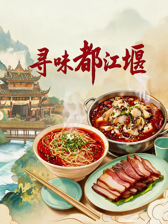 寻味都江堰综艺海报