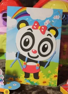 DIY儿童手工画综艺海报